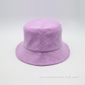 Фиолетовая шляпа вельветовой шляпы оптом